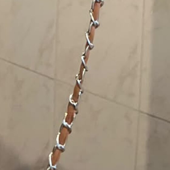 Alça de corrente de metal com fio de malha