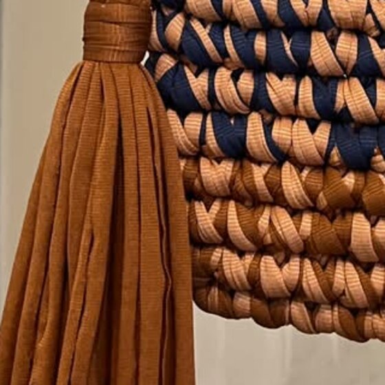 Tassel de fio de malha